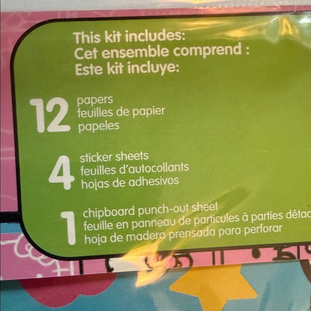 12 by 12 Hello Kitty scrapbook Set - Pink and Blue - Picture 3 of 9